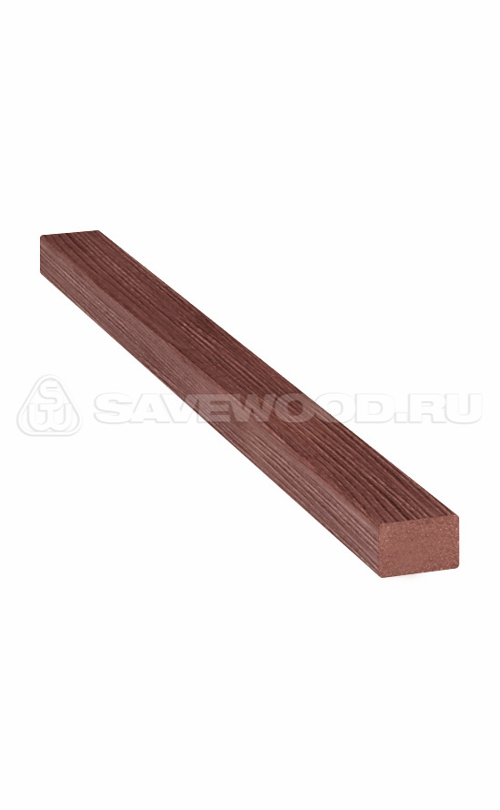 Полнотелый профиль Брус лавочный ДПК - SAVEWOOD