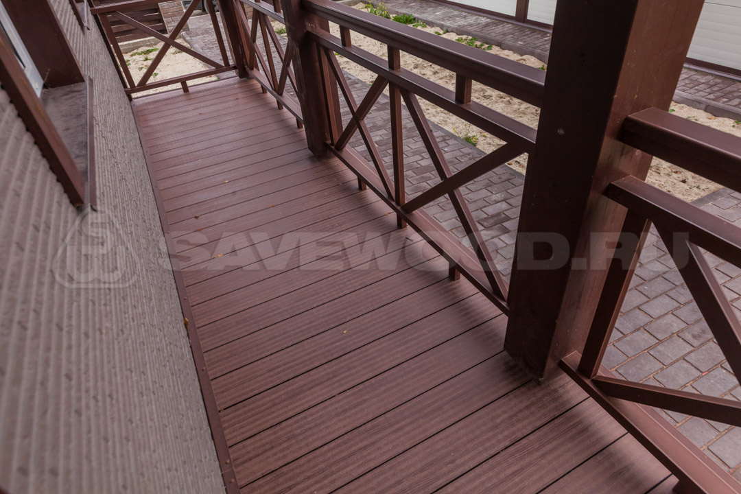 Ограждение балкона и террасы из ДПК - SAVEWOOD